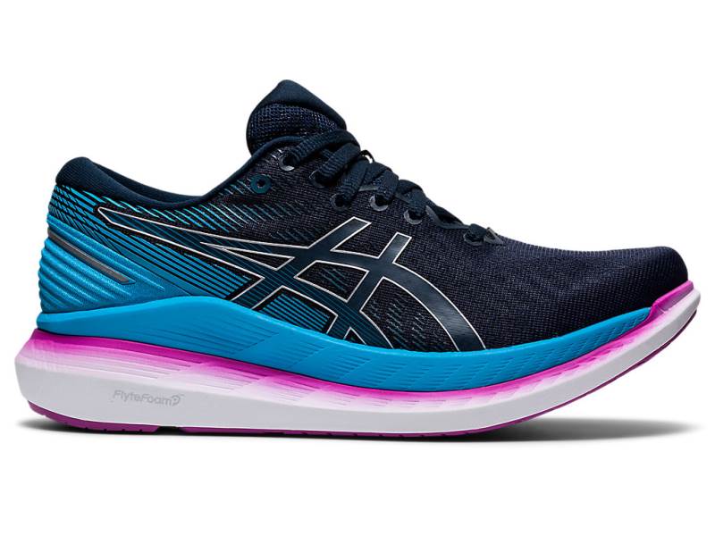 Sapatilhas Running Asics GLIDERIDE 2 Mulher Azul Marinho, 2038A666.352